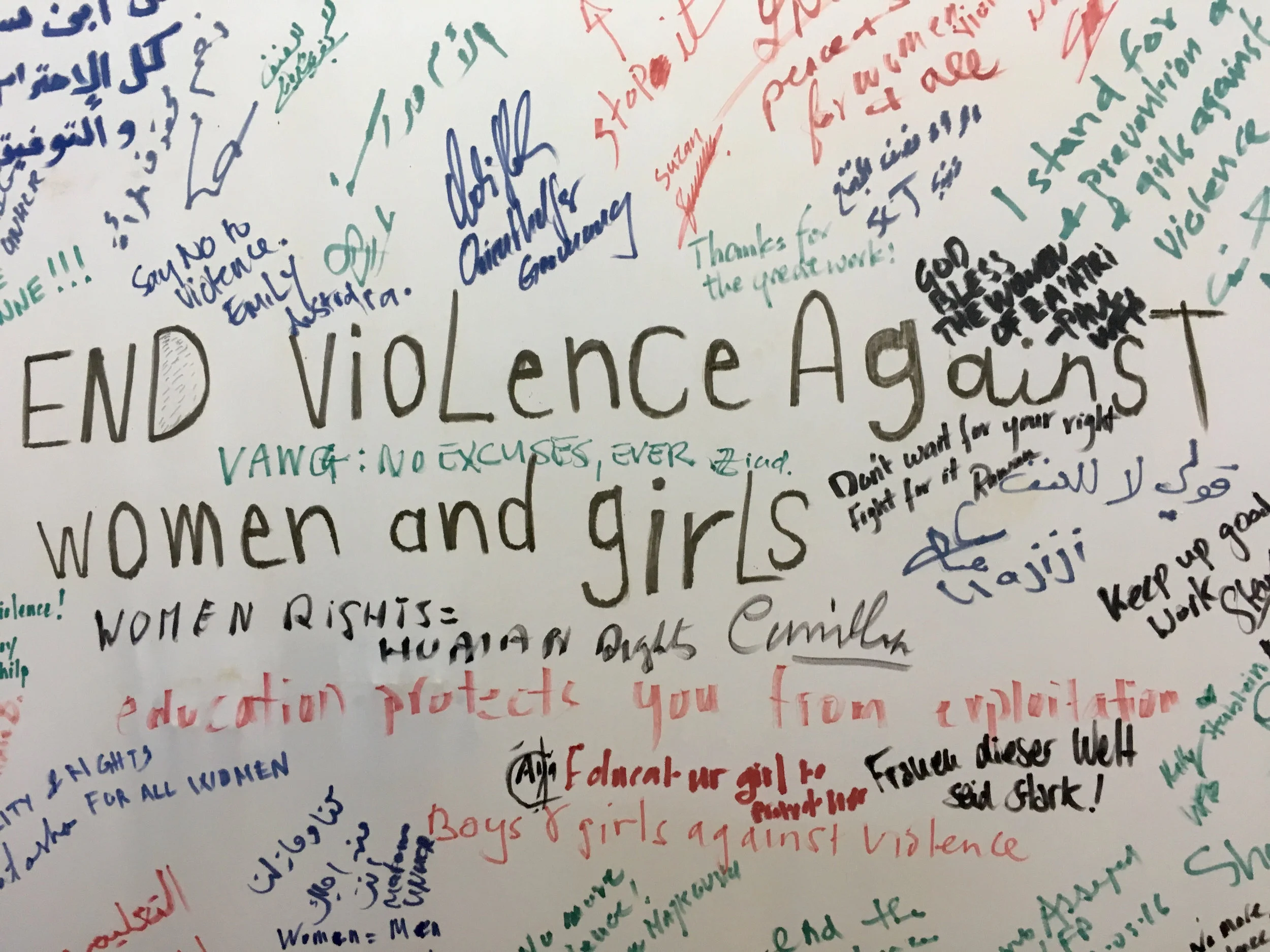  Female activism alive and well in Za'atari 