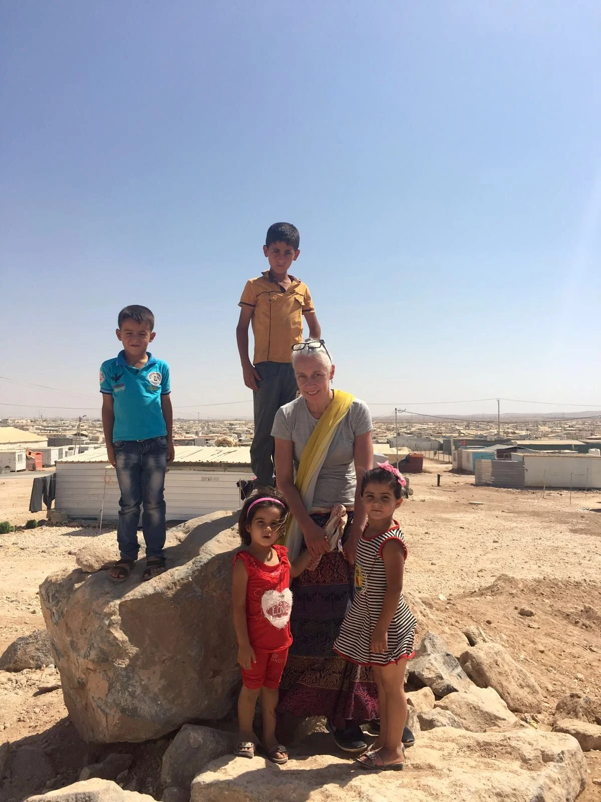  50% of people living in Za'atari are children 
