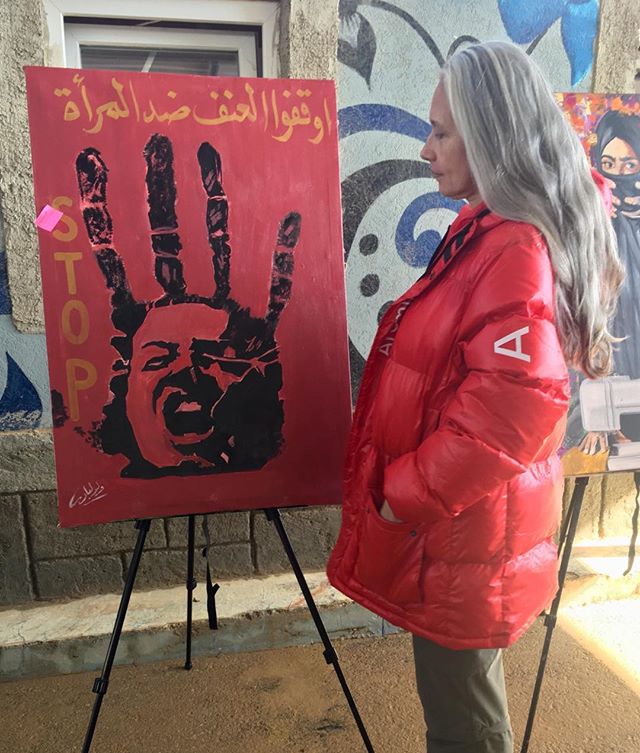 16 days of activism against economic violence towards women is strongly expressed through art in Za&rsquo;atari &amp; through some courageous forms of female activism to come later this week.
I was taken aback by a close colleague&rsquo;s one liner t