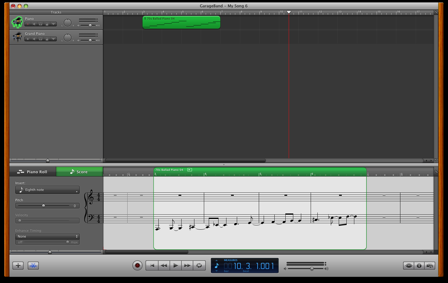  Notation editor. 