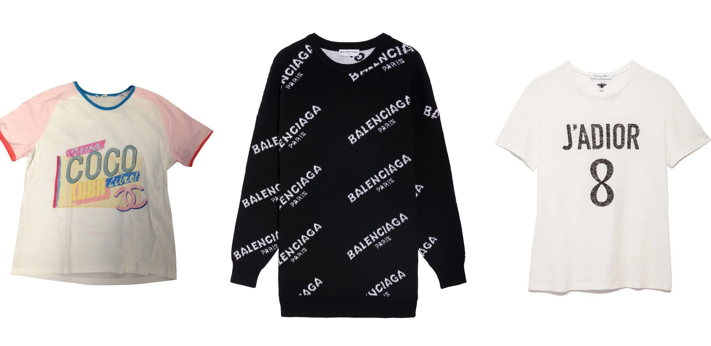 Current Chanel, Balenciaga and Dior