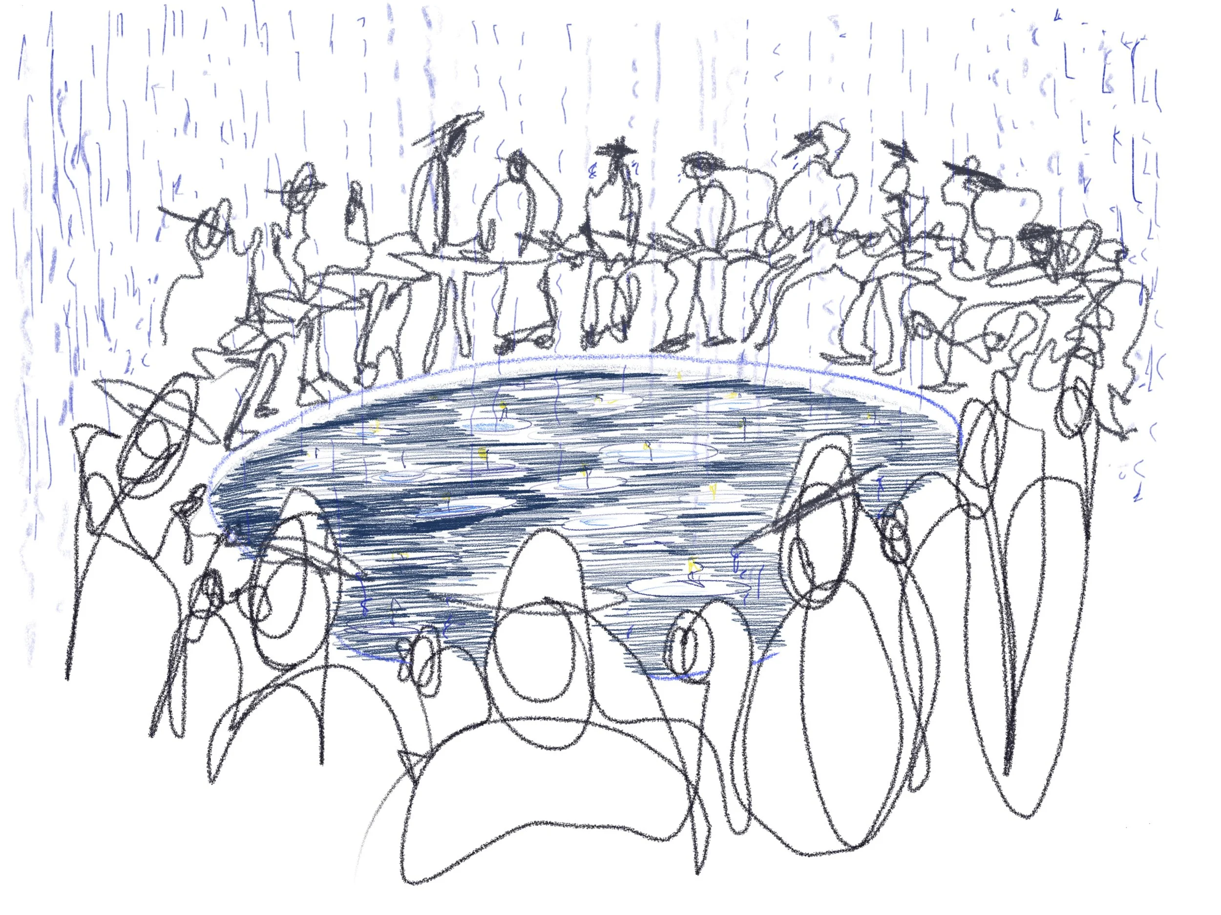 Postcard Club No. 3: In a Crowded Place