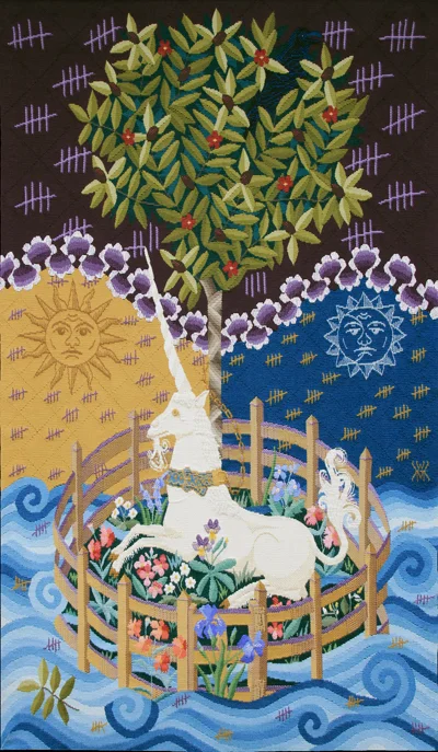 A Numbering of Days, 1994 Wool and silk. 153 x 92 cm. Photo: Jeffery Parker.