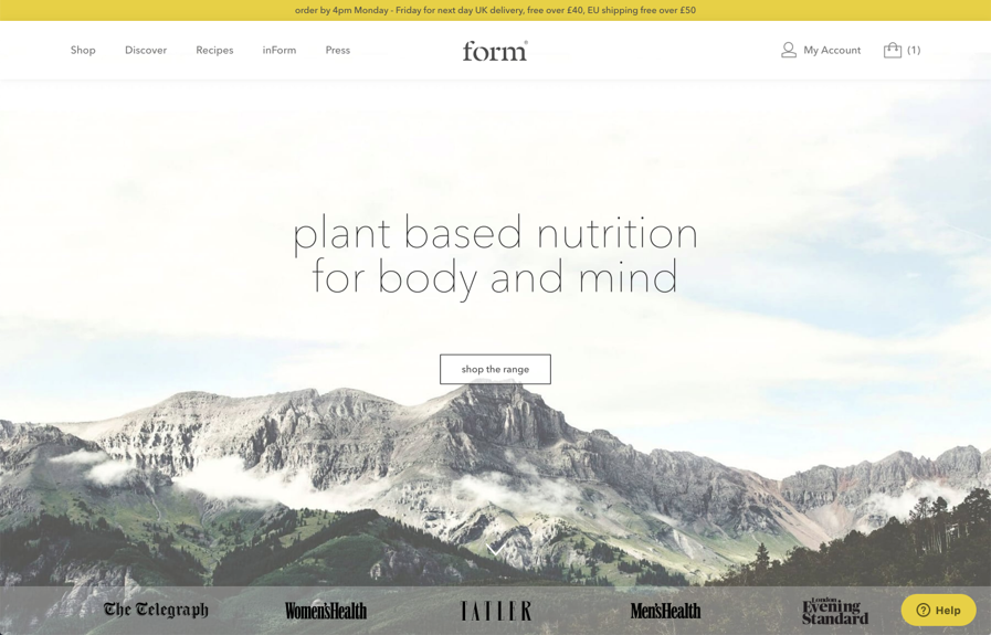 Case Study: Supporting Form Nutrition’s Online Growth Through Expert SEO &amp; PPC