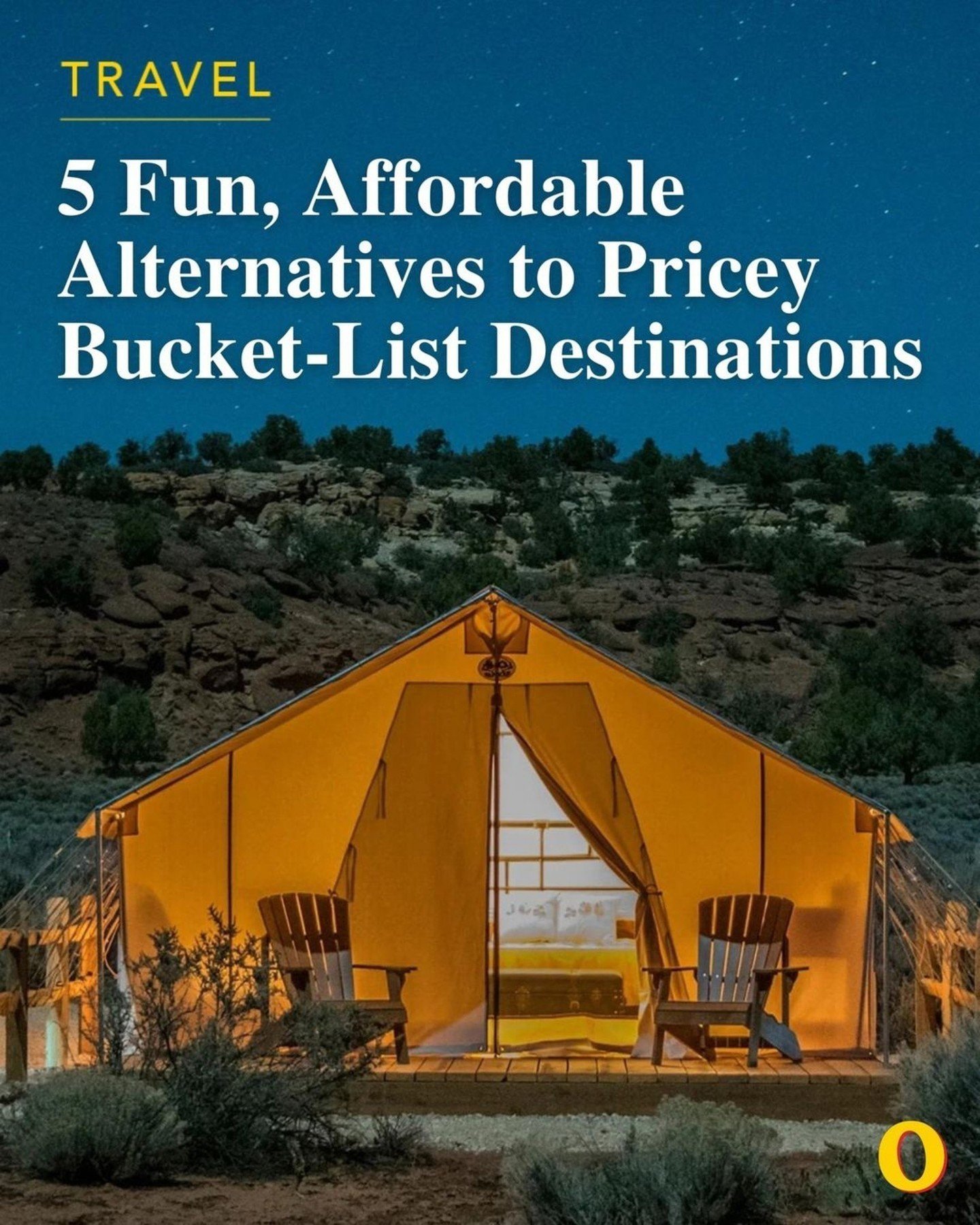 Well, we&rsquo;re certainly flattered to be featured in @outsidemagazine&rsquo;s recent article by @jenrunsworld!⁠
⁠
The article &ldquo;5 Fun, Affordable Alternatives to Pricey Bucket-List Destinations&rdquo; crowns BaseCamp37 as a Southwest glamping