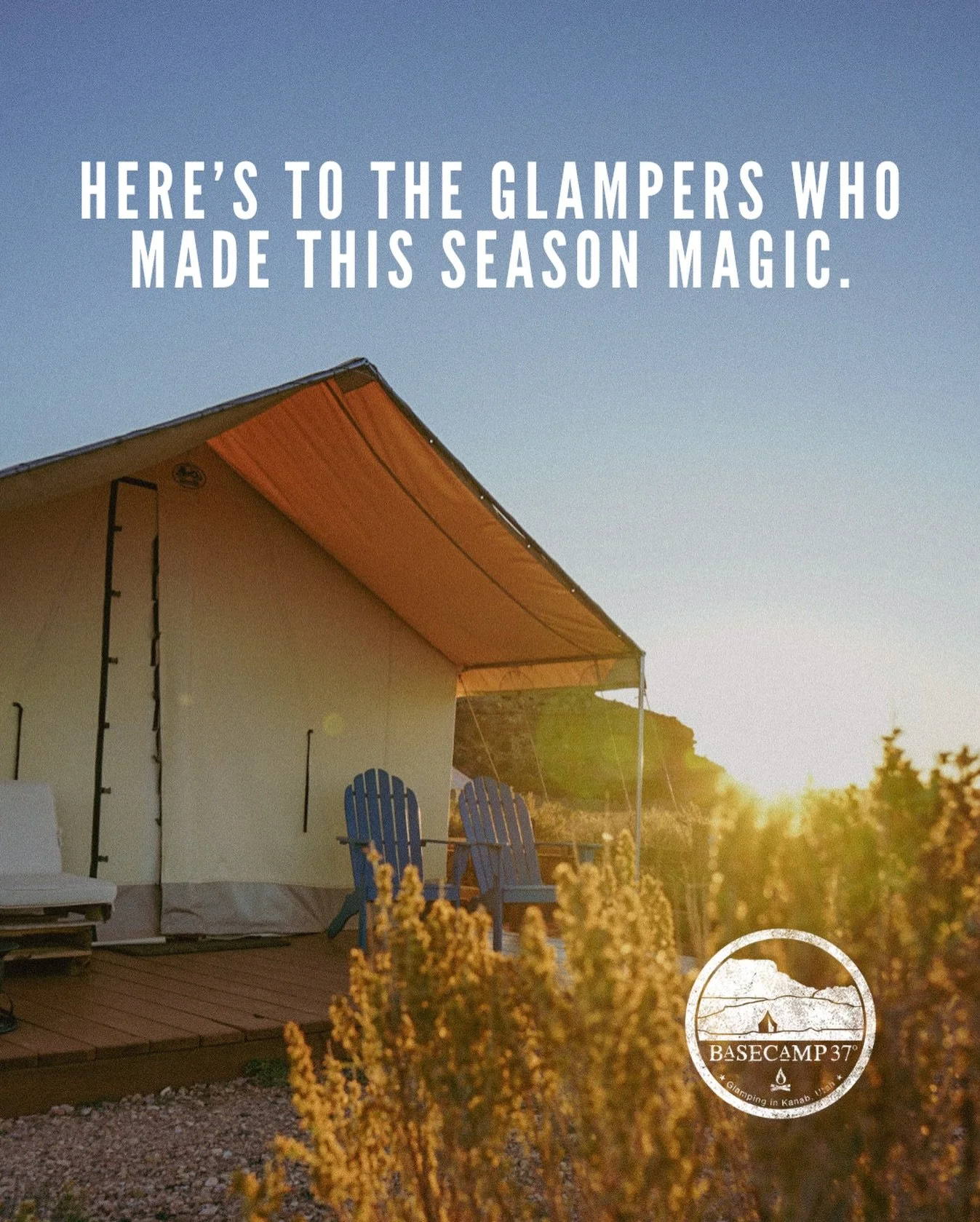 Here&rsquo;s to the glampers who made this season magic. From the first red claret cups of spring to the last golden chamisa of fall, you filled camp with good stories, good energy, and a whole lot of heart. This season brought 986 guests, 852 campfi