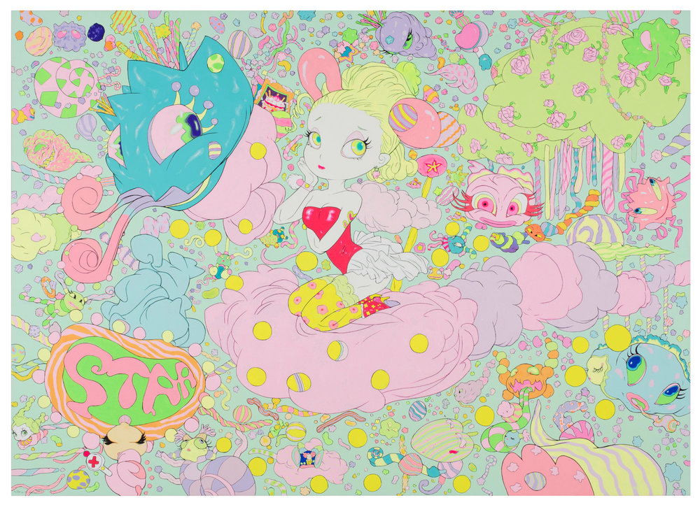 Yoshitaka Amano Adds Candy Girls Art to Virtual K-pop Musician's Video – WWD
