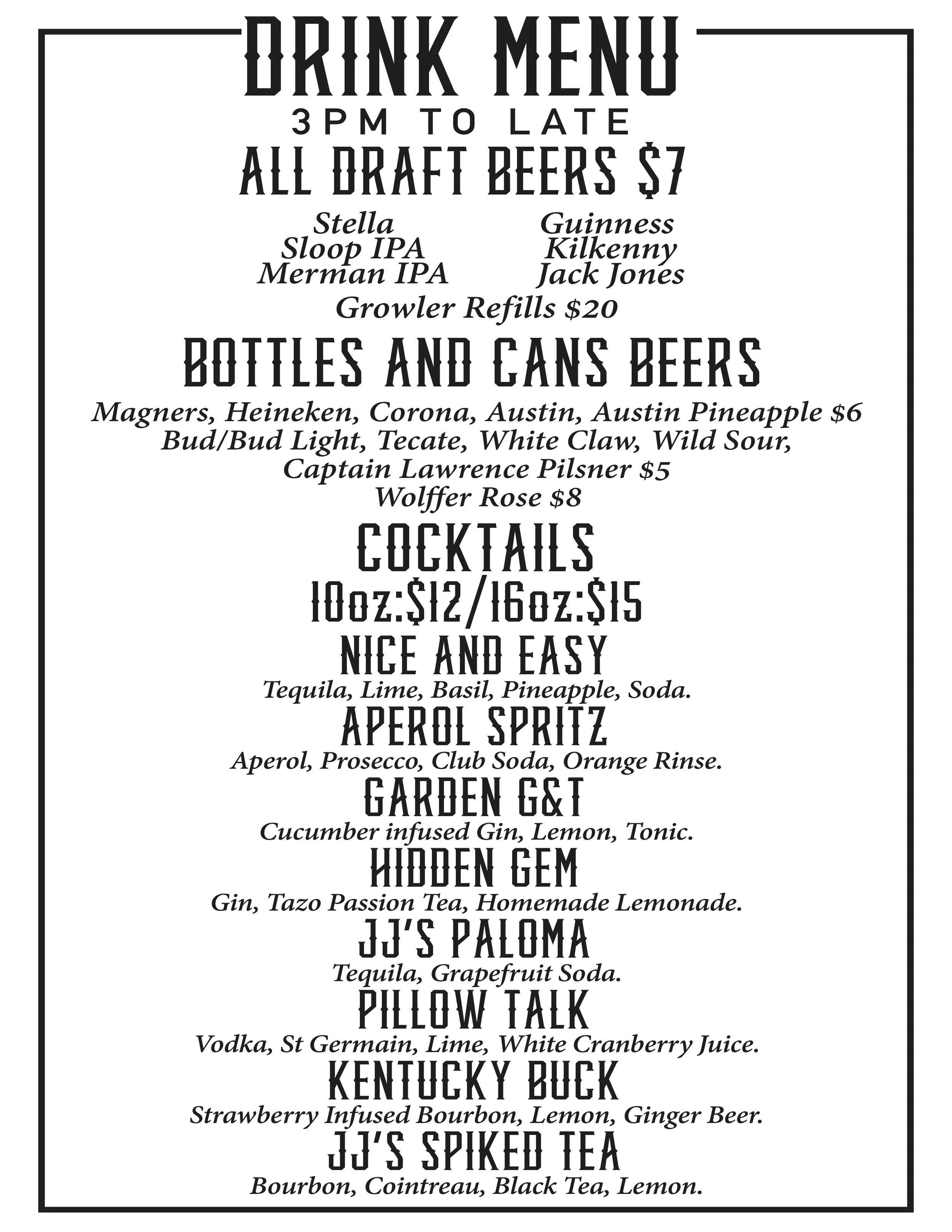 HAPPY HOUR — JACK JONES Best Bars Astoria Where to Eat Queens Best