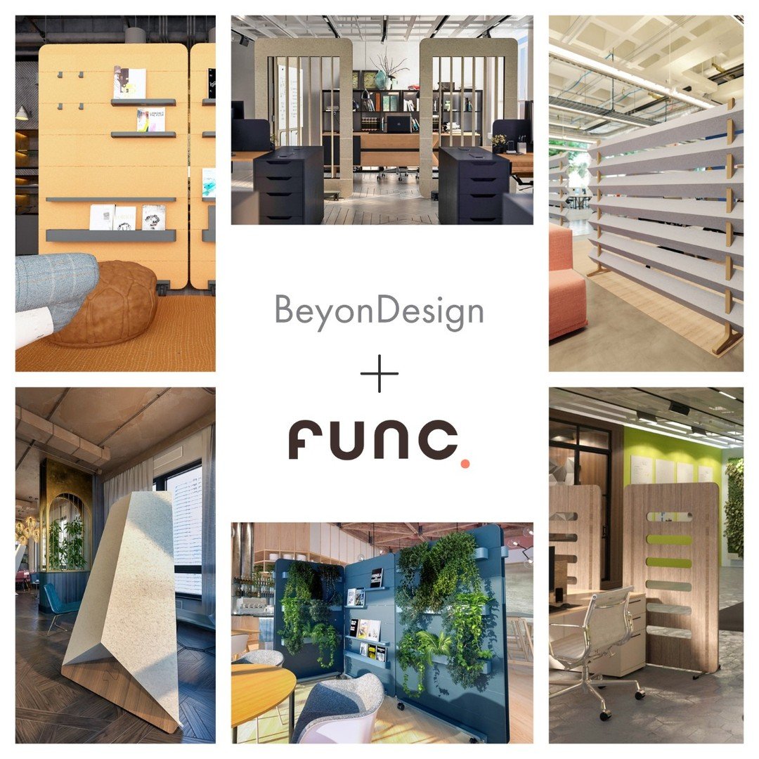 Exciting News! BeyonDesign + Func are now partners in MN, ND, &amp; SD!🎉

@funcconnect 
.
.
.
.
.
#NewPartner #CreateYourSpace #MobileWalls #OfficeScreens #AcousticOfficeScreens #PartitionScreen #Dividers #WallAccessories #ContemporaryOfficeLife #In