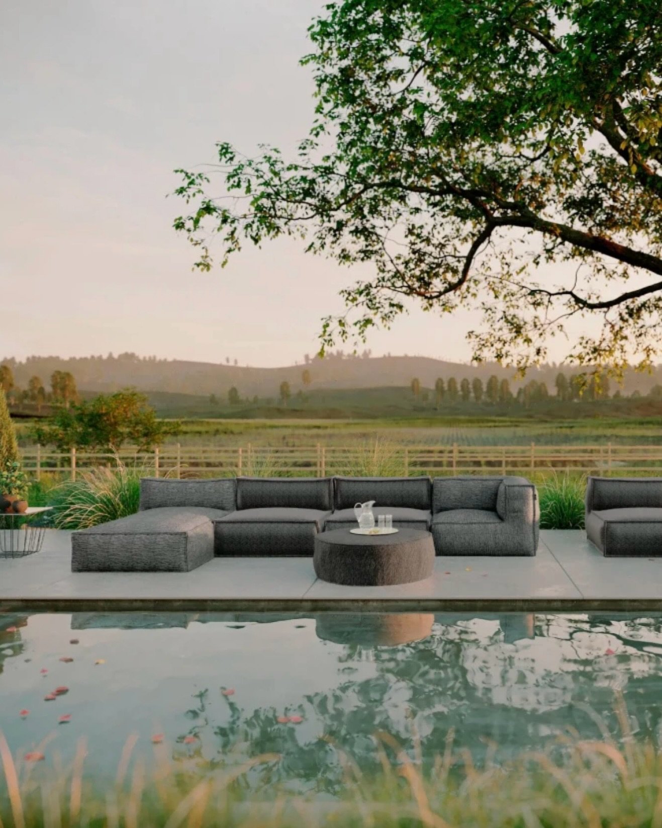 🍃 Akula&rsquo;s Echo collection offers exceptional softness and resilient structure, ideal for both indoor and outdoor environments. 

Featuring removable UV-stabilized fabric with a unique textile texture, each piece ensures easy maintenance and ti