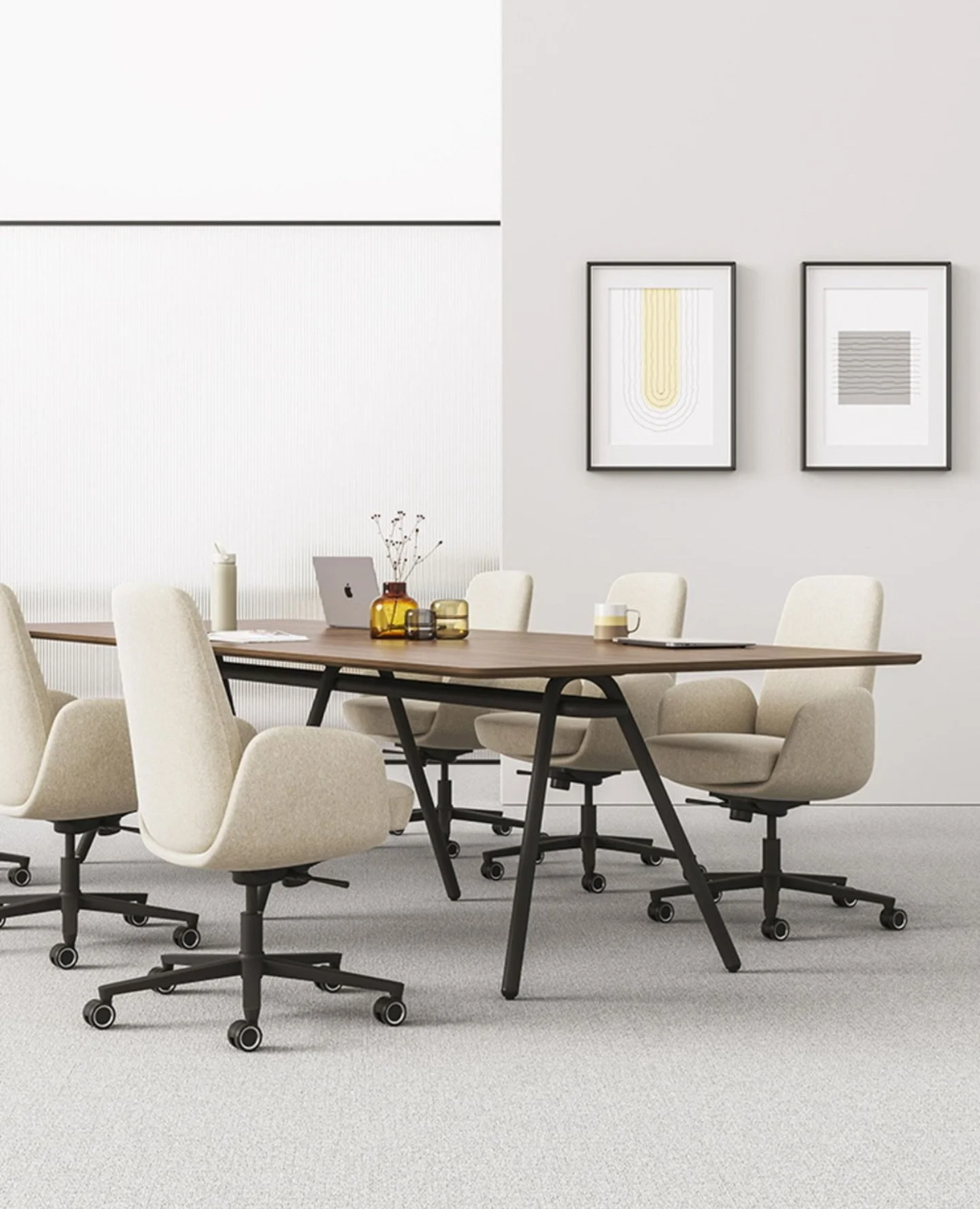 Some pairings are simply timeless 🤌🏼✨

Encore&rsquo;s Cromo meeting table and Plumeya conference seating collections bring warmth, comfort, and sophistication to every gathering&mdash;whether it&rsquo;s a quick huddle or a long strategy session.

#