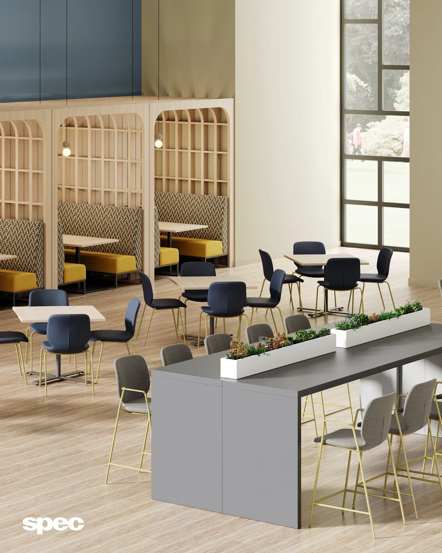 📚On today&rsquo;s campuses, waiting areas double as study spots, meeting points, and recharging zones. That&rsquo;s where Spec comes in.

Their modular seating can include built-in power, is crazy durable, and looks great &mdash; making those in-bet