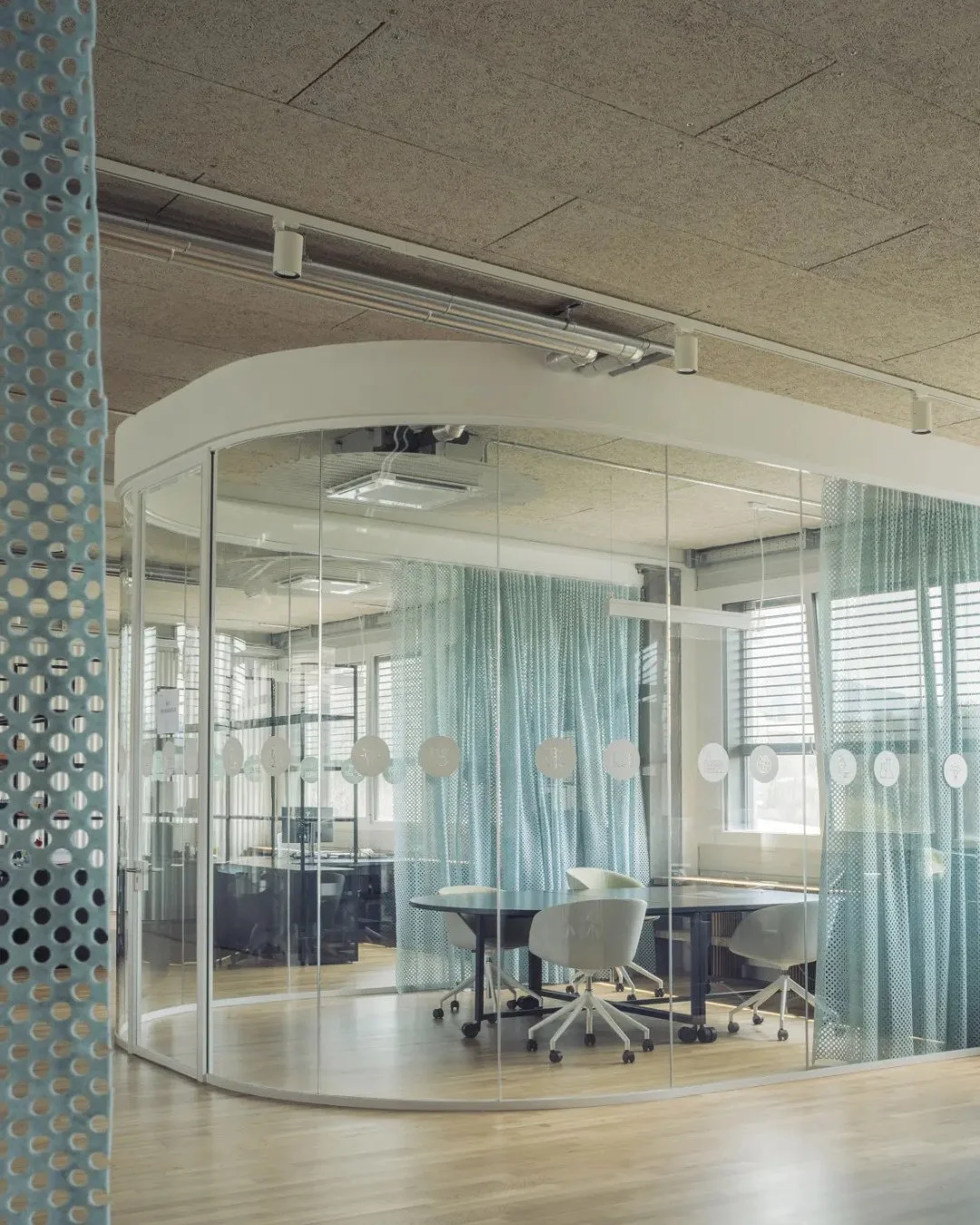 Meet Curtain by Slalom. Acoustics &mdash; but make it flexible.⁠
⁠
Curtain is a sound-absorbing drapery system designed to create privacy, soften noise, and transform spaces instantly &mdash; simply open or close as needed. It can be semi-transparent