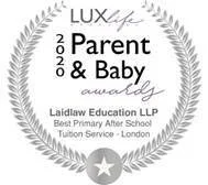 Winners of The Parent &amp; Baby Awards for Best Primary After School Tuition Service - London 2020! 
