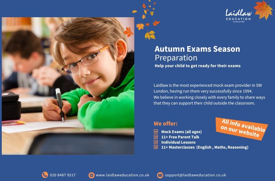 Autumn exam preparation season