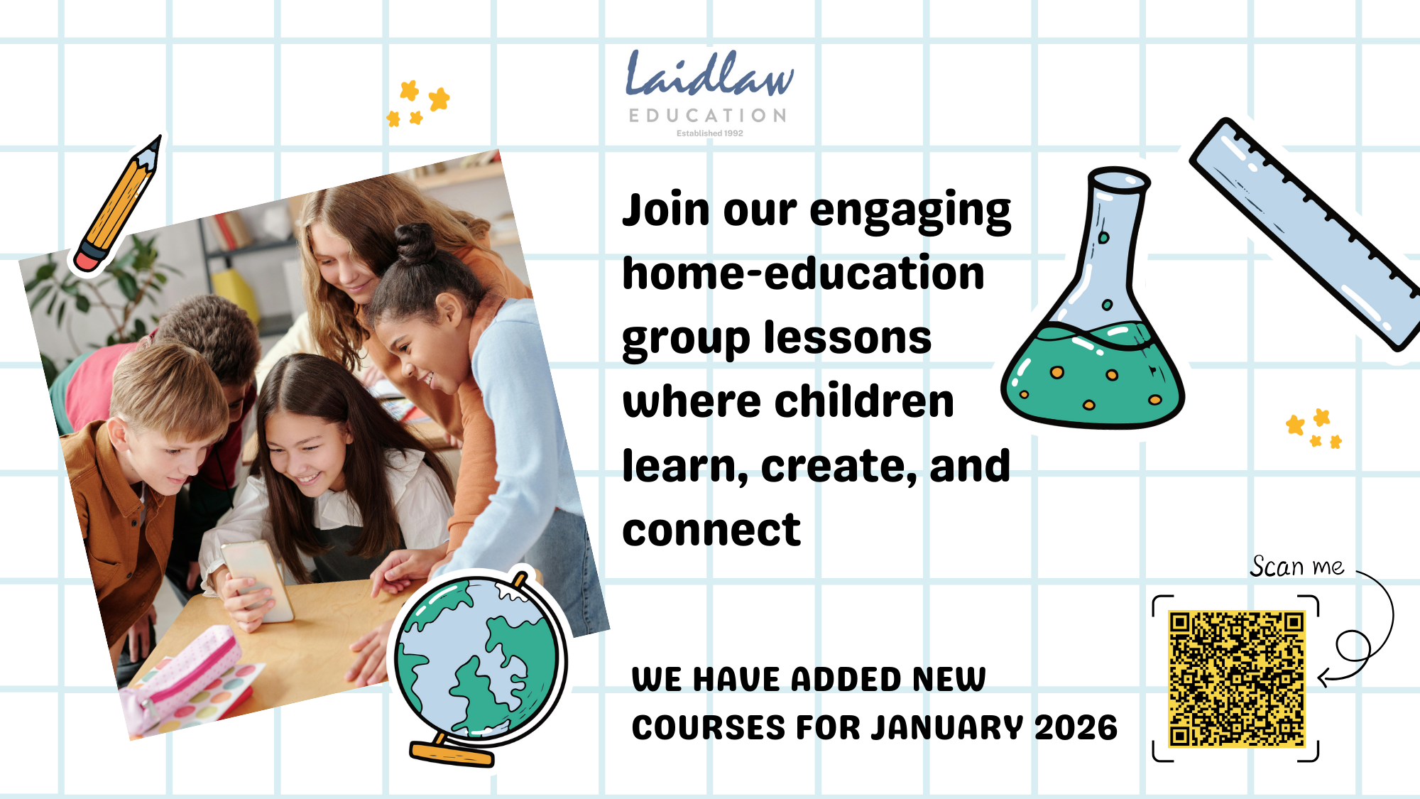 Home Ed courses for January 2026