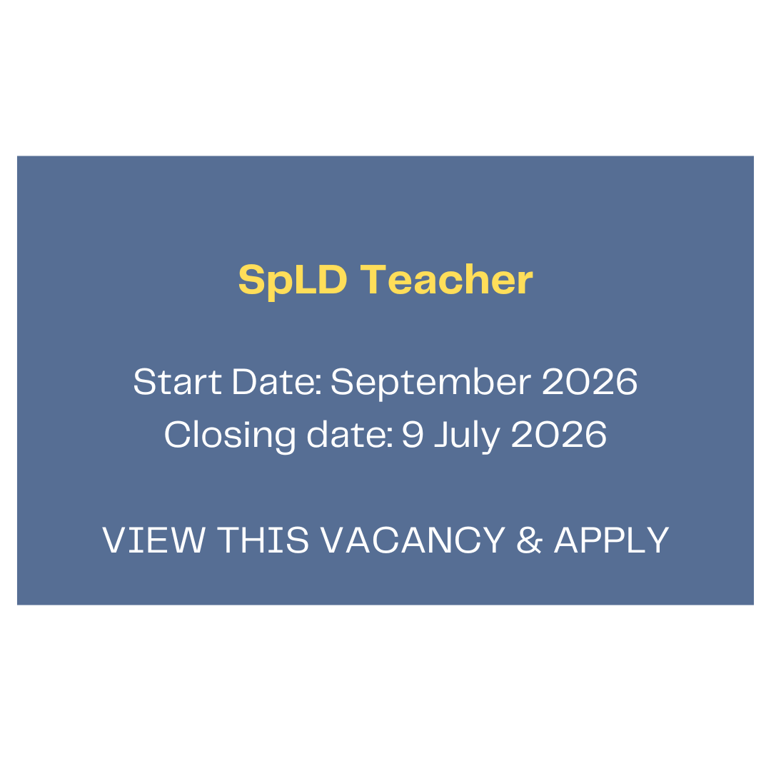 SpLD (Specialist Dyslexia and Special Needs Teacher)  vacancy to start in September