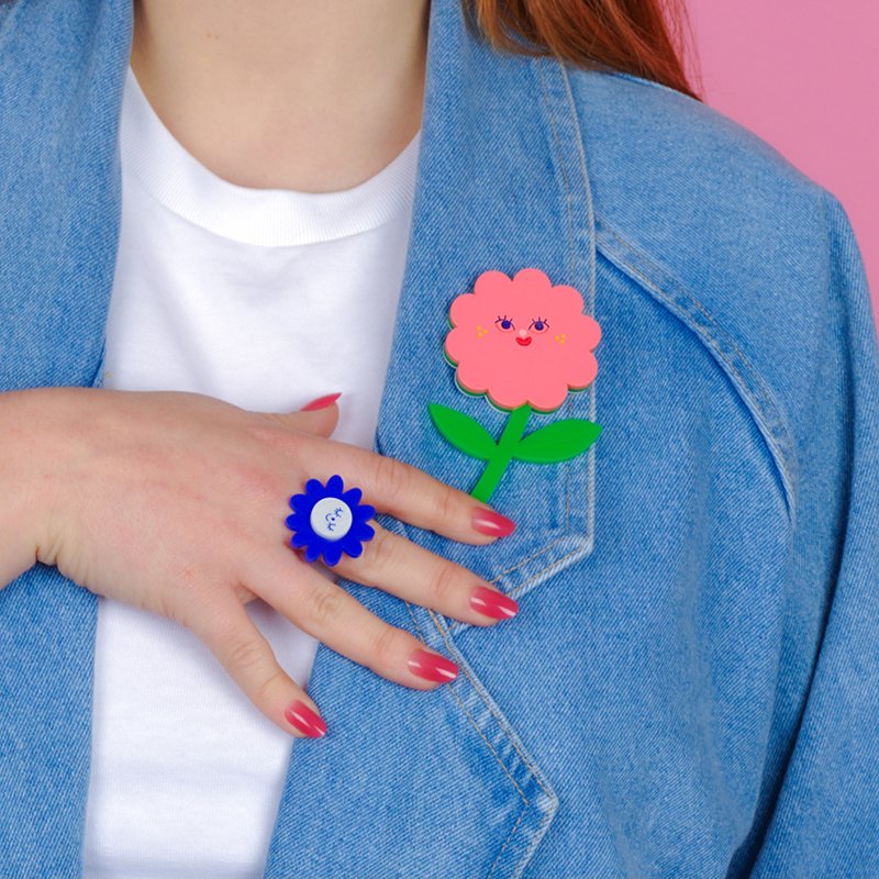 broche lorea, bague florette bleu.jpg