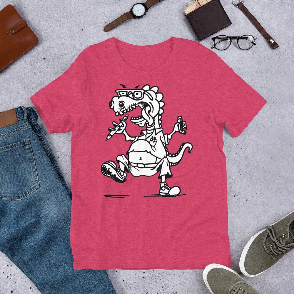 Nerdzilla-Lines_mockup_Front_Flat-Lifestyle_Heather-Raspberry.jpg