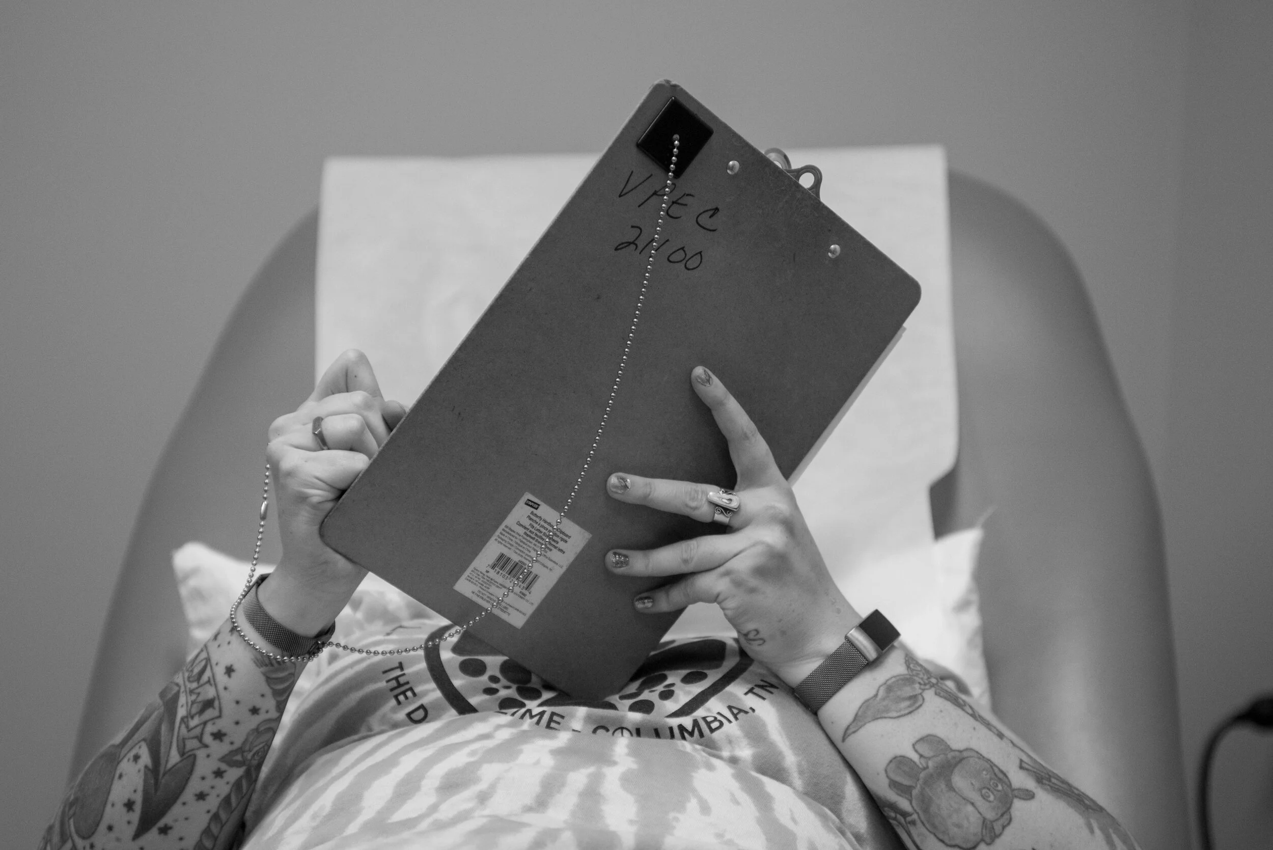 Paperwork upside down