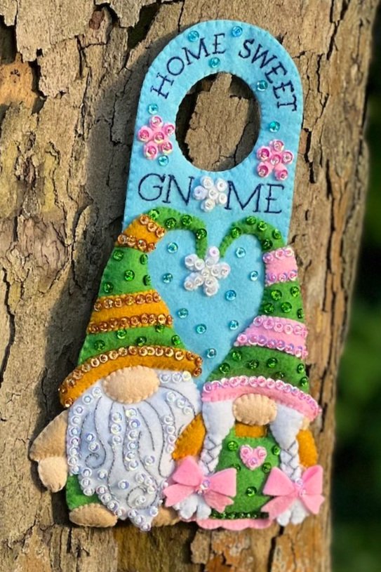 Springtime Gnomes Door Hanger