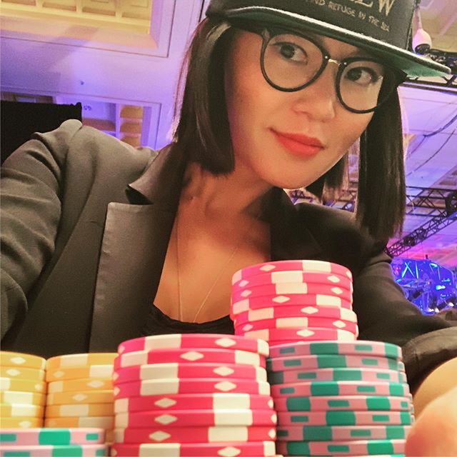 Day 3 of @wsop Ladies Event.  970k on 2nd lvl of the day.  27 players left.  Lets go!!! #stayhumble #pokerwomen @pokerforgood #womenempowerment