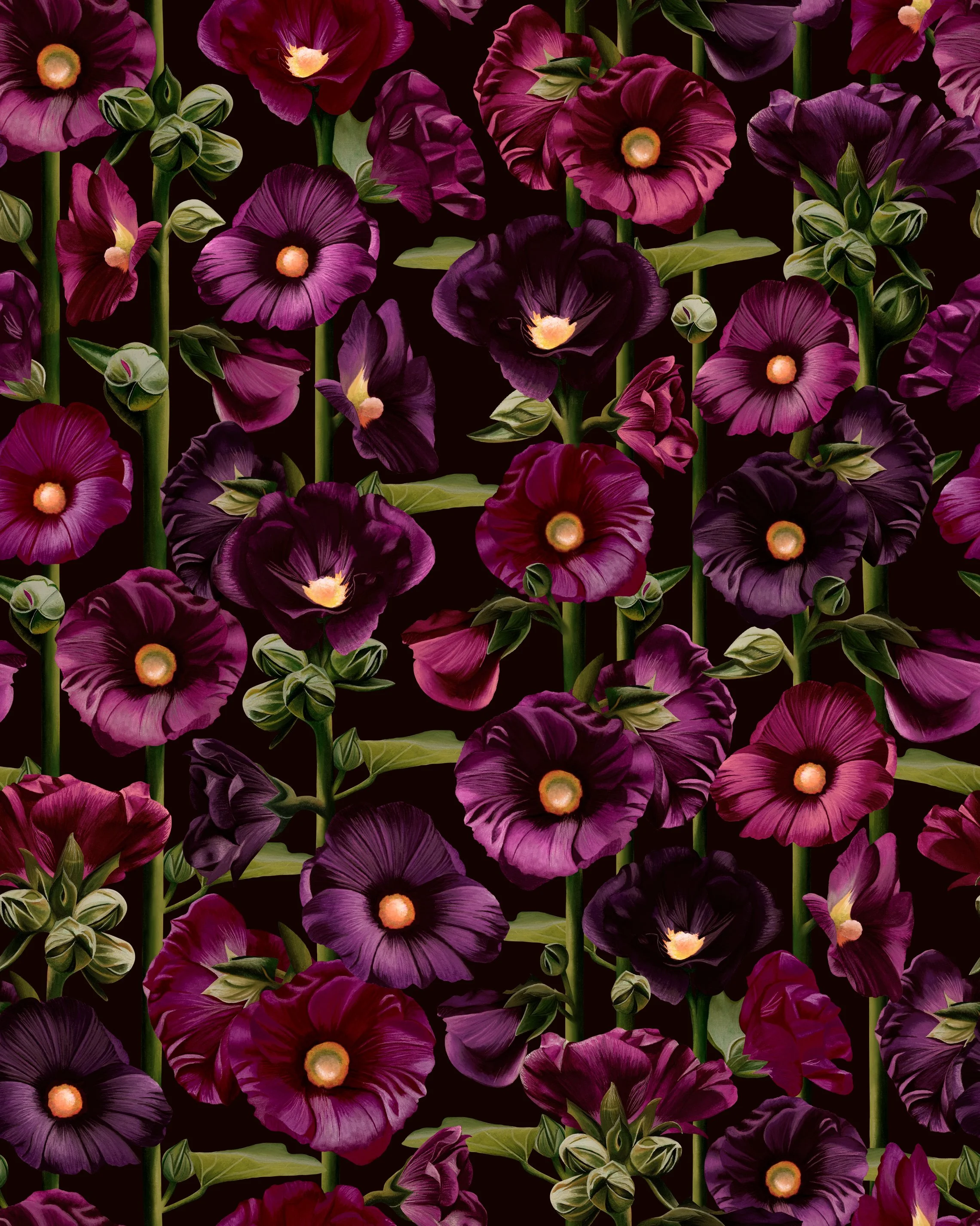 Hollyhocks Pattern.jpg