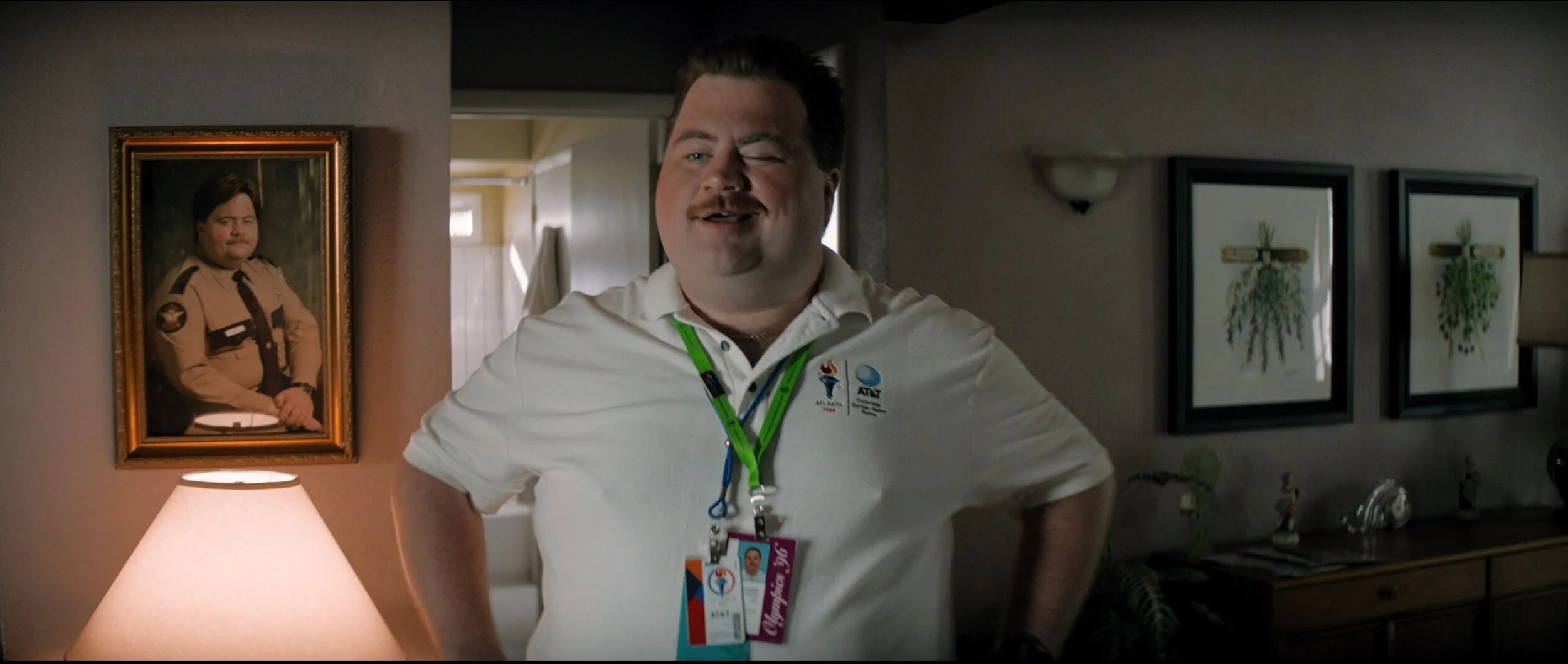  The interior Jewell Apt was built on stage. We added a partial exterior for entrances and exits. This could also be covered at the location as we matched the entryway &amp; staircase. 