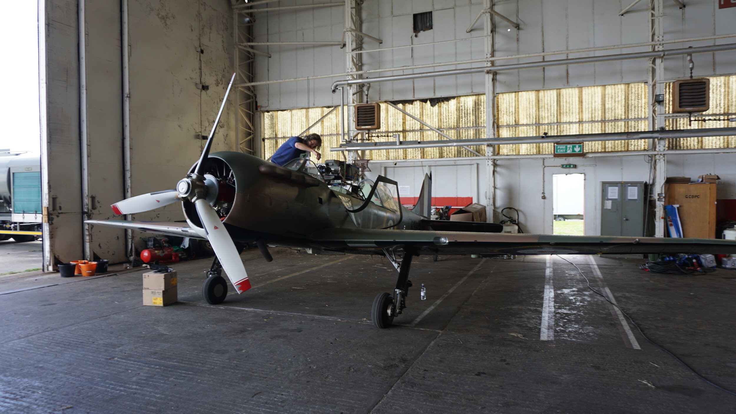  For our aerial photography involving talent we utilized the Yak. It is a russian trainer aircraft. You can either control from the front or rear cockpit. We wanted to get talent safely into the air for air-to-air photography. By having the ability t