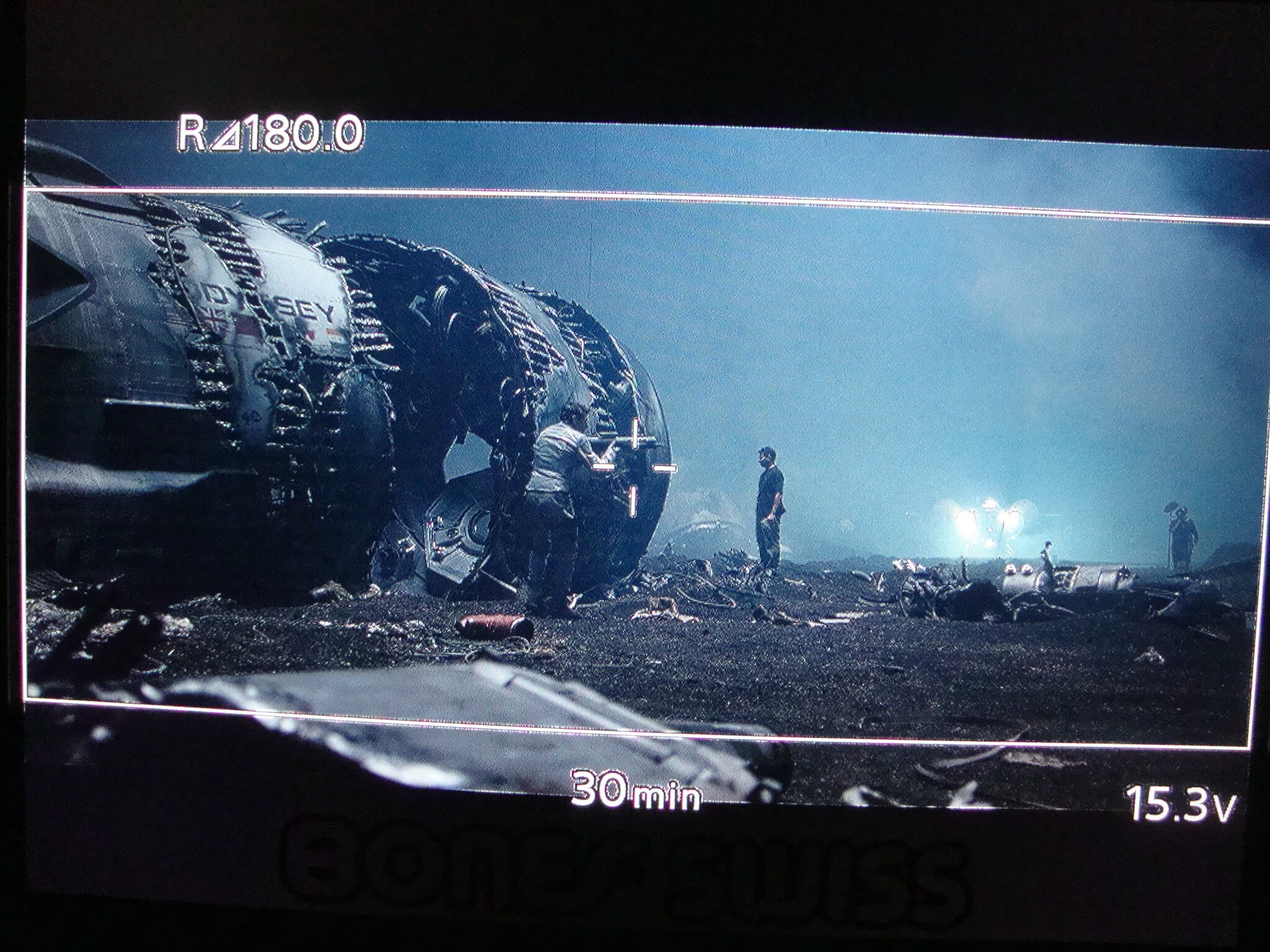  Again I may sound like a broken record but any destruction shown I take very seriously. I have been disappointed many times seeing improper crashed craft, Here I worked with our set decorator. I wanted to utilize an actual airplane fuselage. My beli