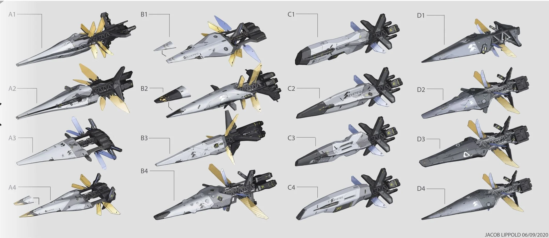  Here are our first examples of the craft. Jacob Lippold, our  concept artist, was prolific. He created over 20 designs over a weekend.  
