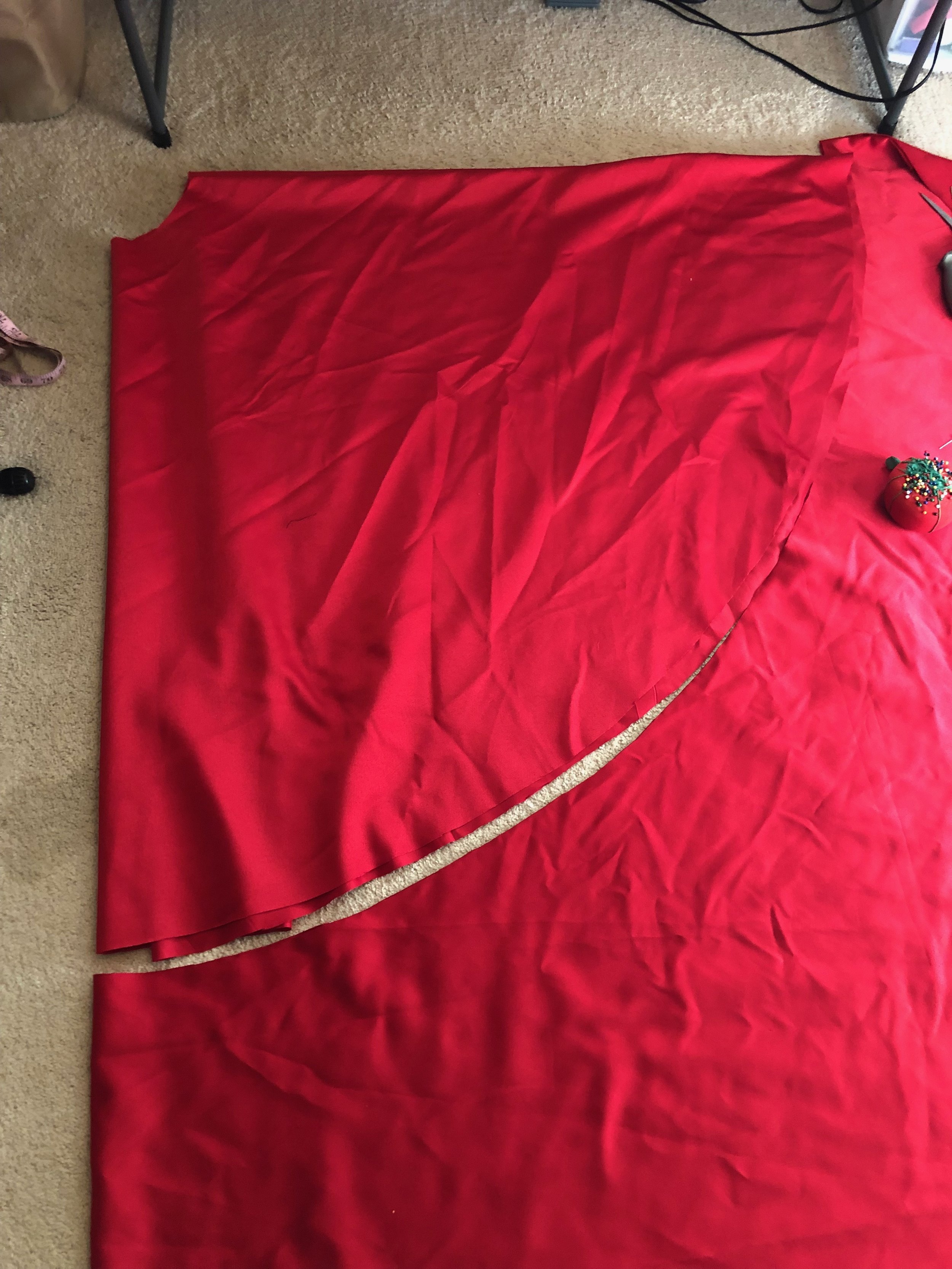 White Christmas, Red Dress pt 2 Cape-let and Skirt — Casey Renee Cosplay