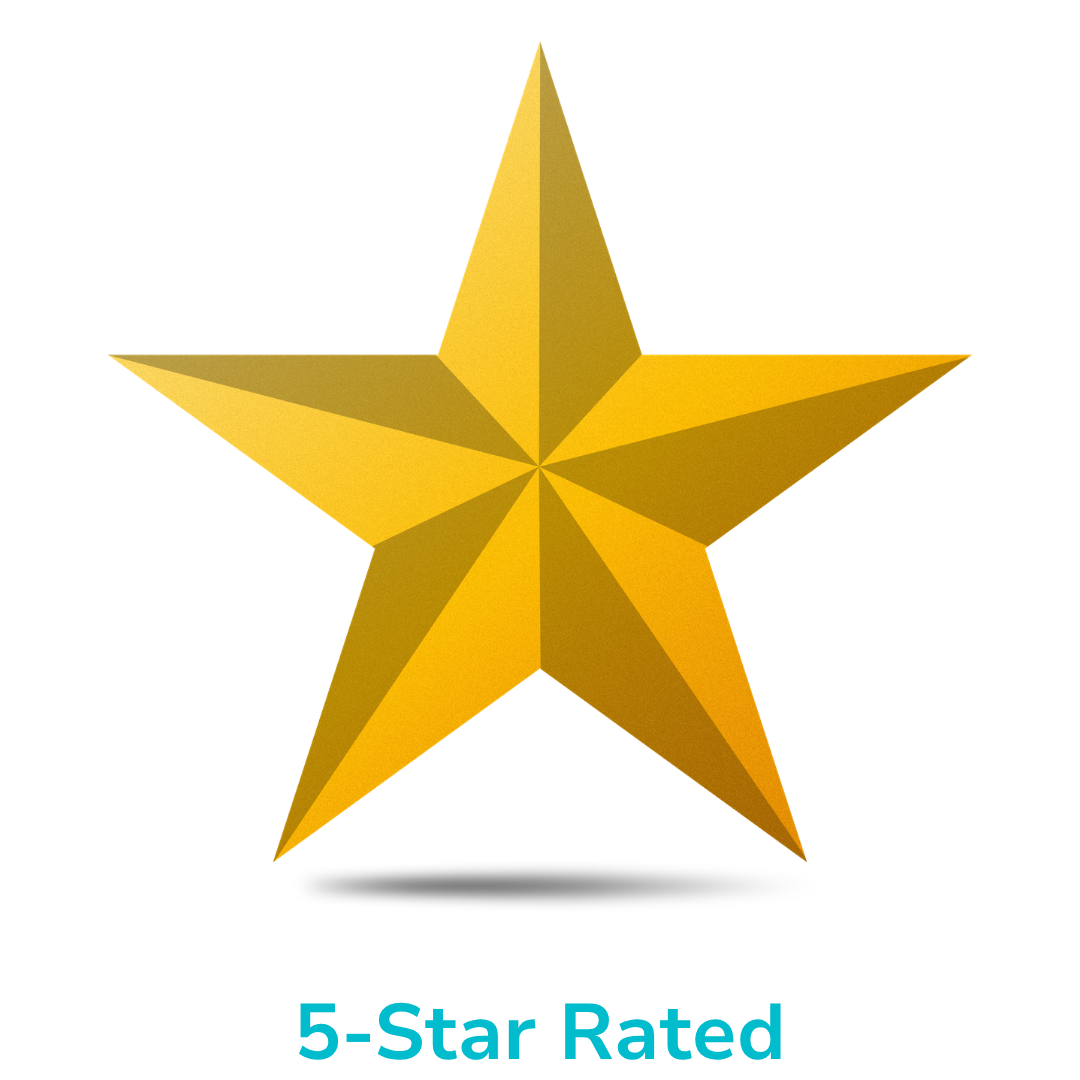image of star for 5-star rated services