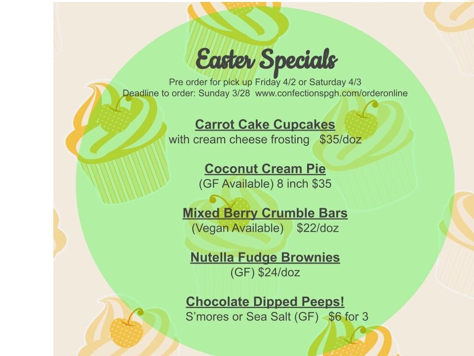 Easter Specials 2021