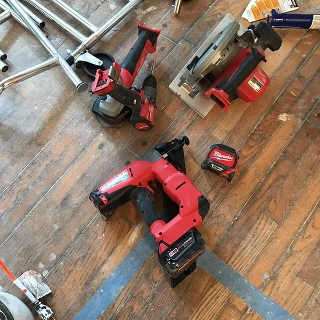 #quarantine = #sweatequity. @milwaukeetool gettin it done.
