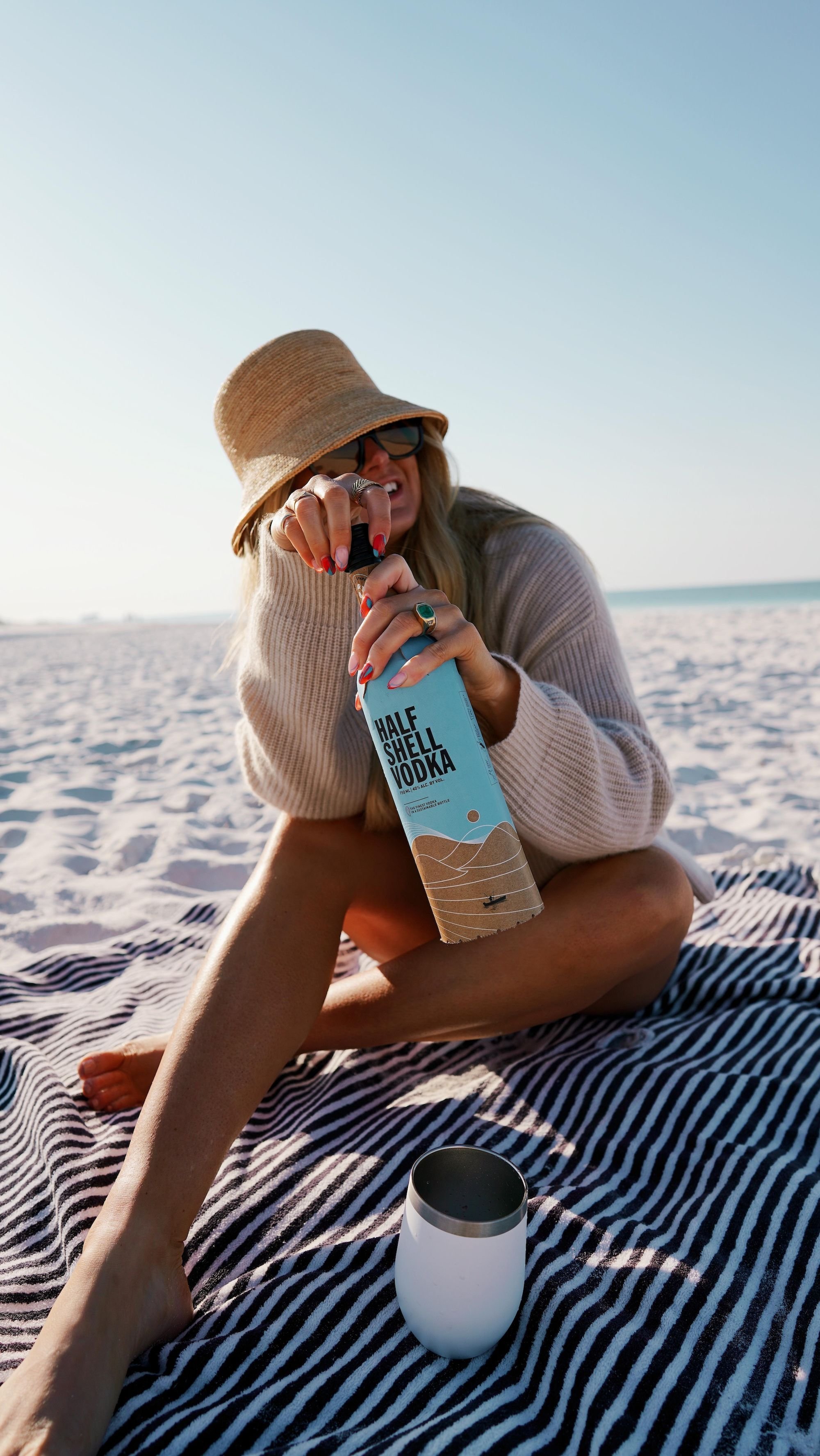 Half Shelf Vodka x Ace at the Beach