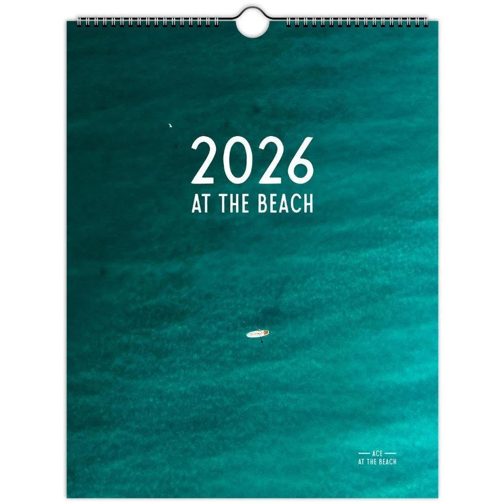 2026  At The Beach Wall Calendar