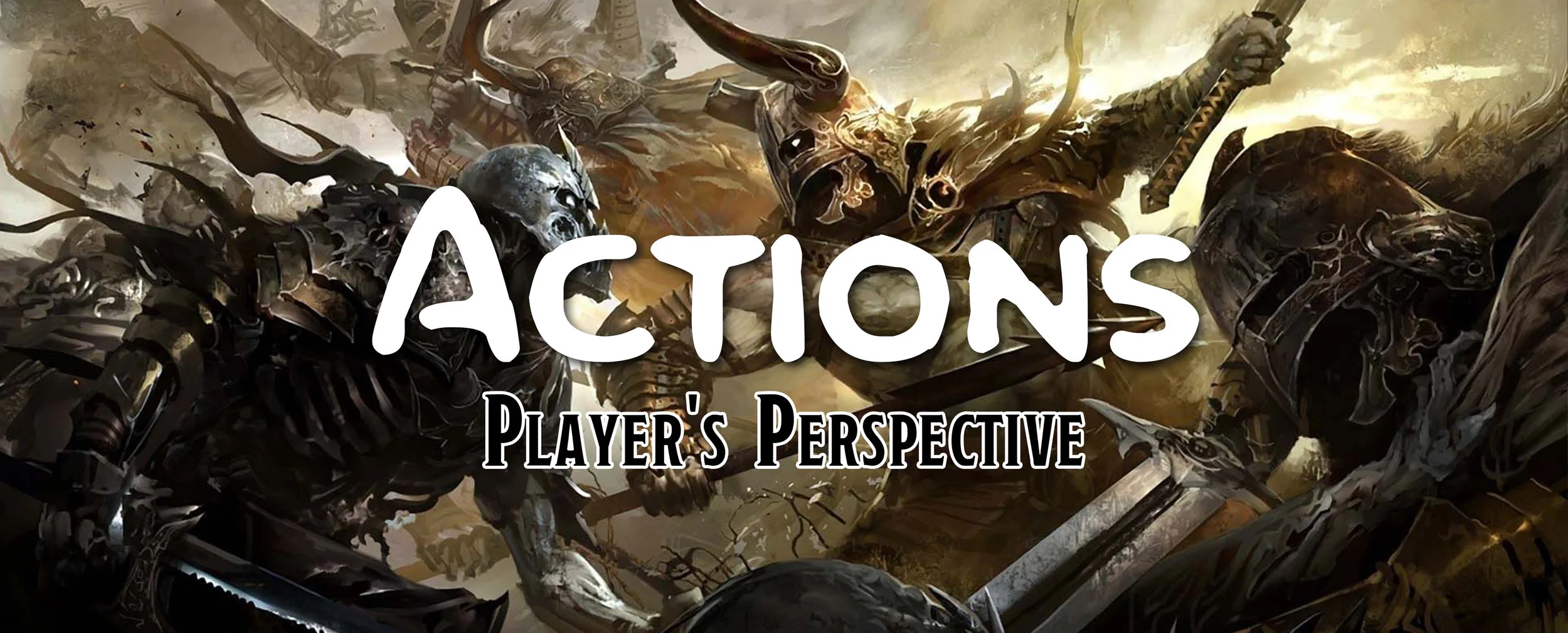 Why are we always hitting things - Other action options