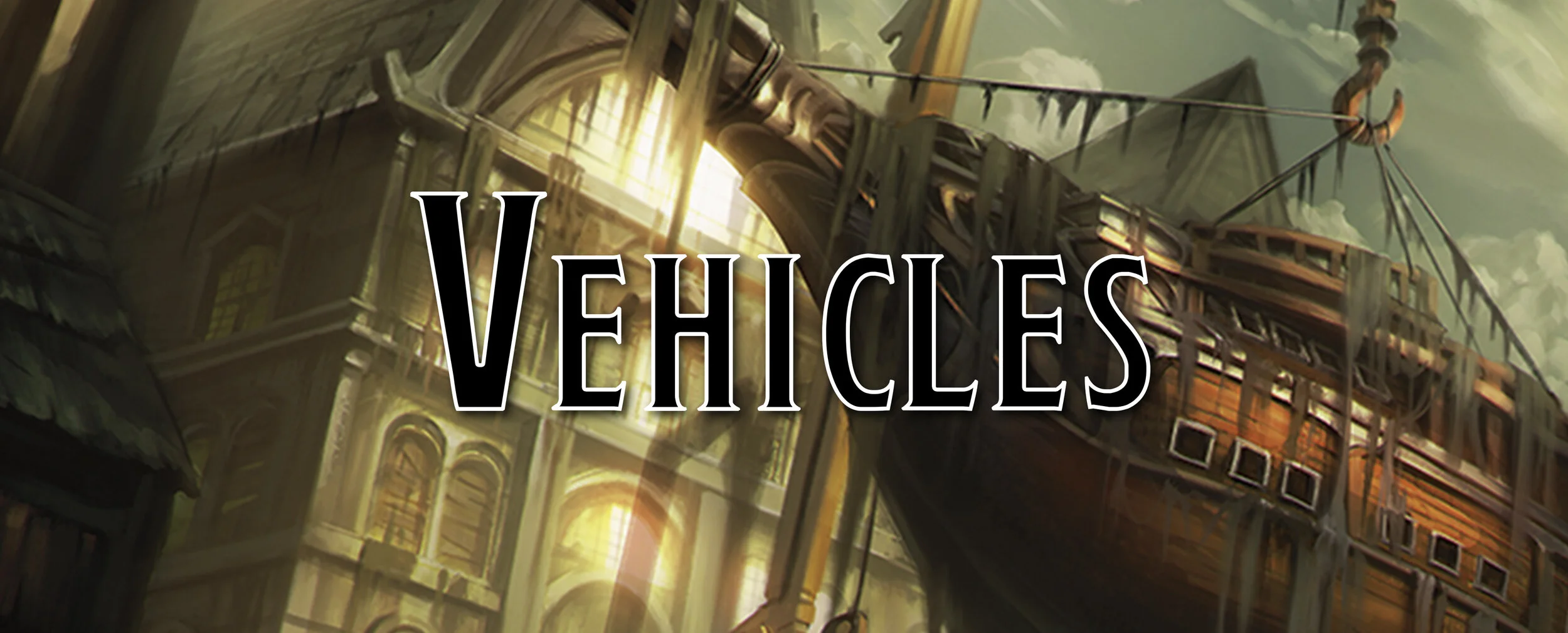 Making Tools Useful in 5e: Vehicles