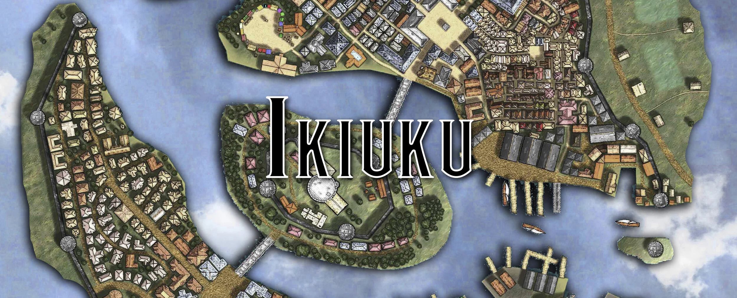 Ikiuku, a City of Air - Locations