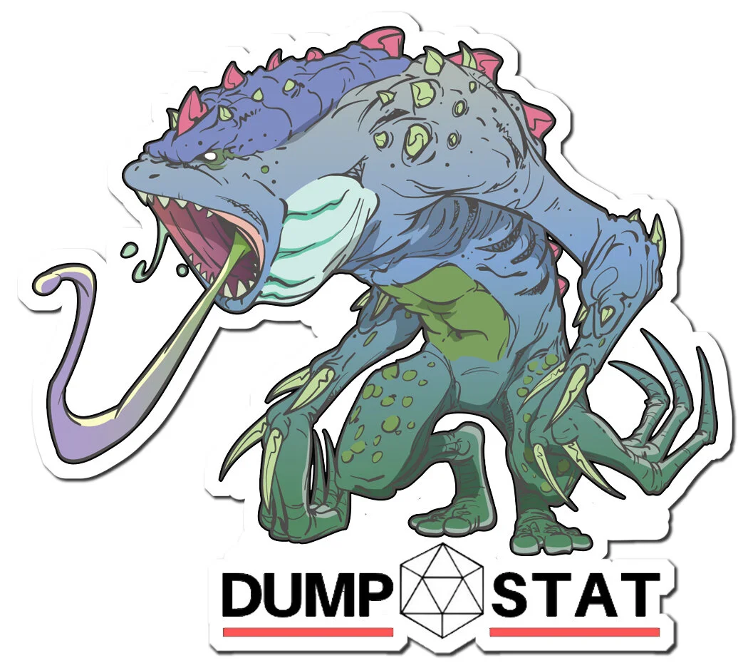 Slaad Sticker - Dump Stat