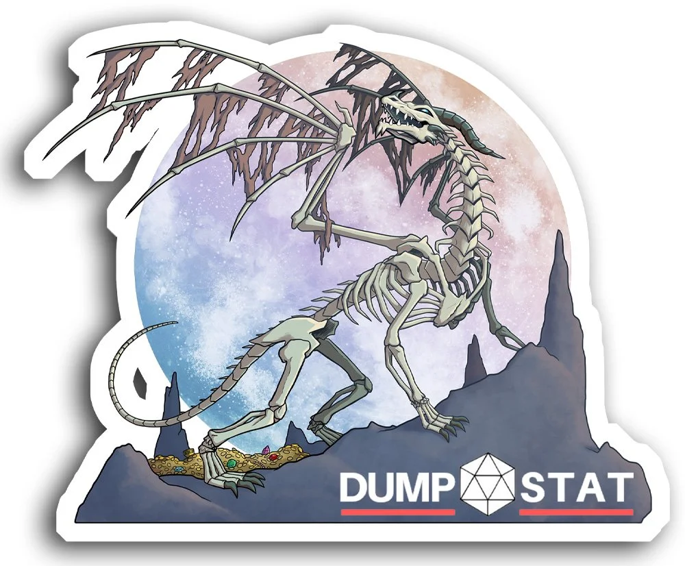 Dracolich Sticker - Dump Stat