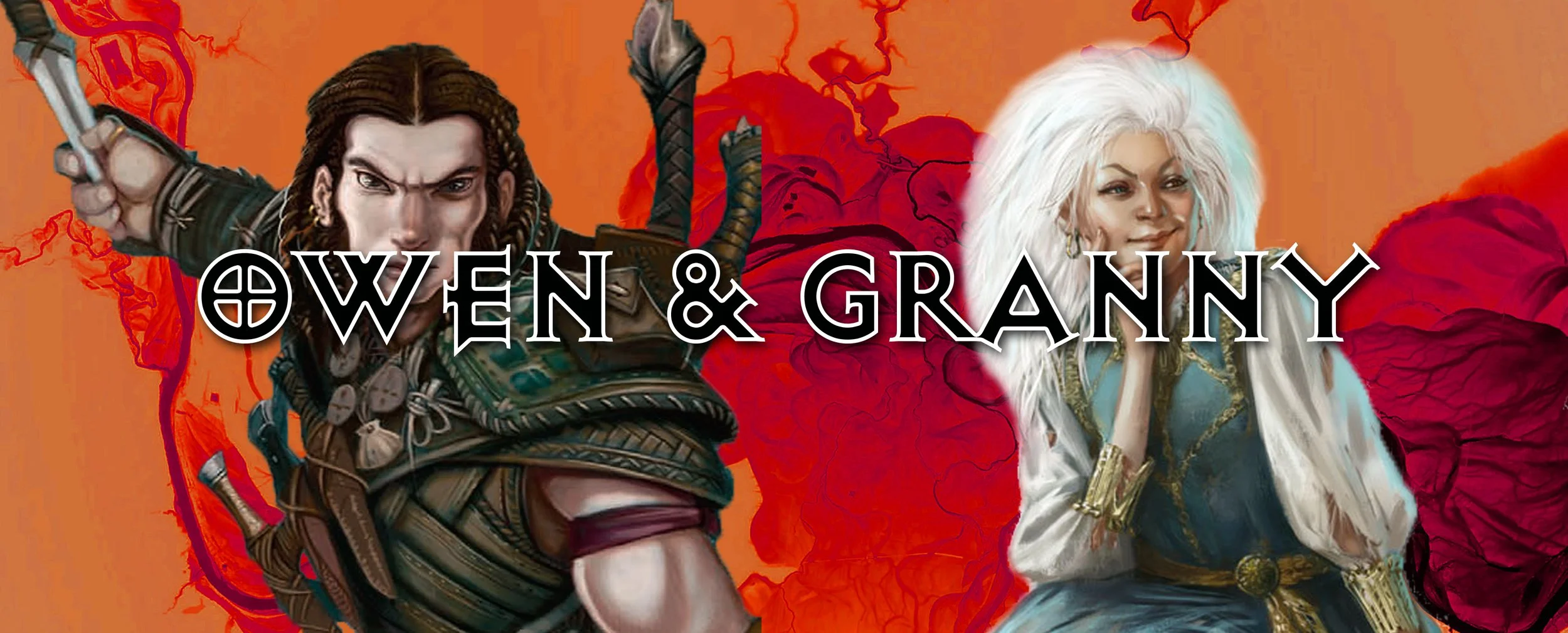 Owain Morgen (Spy) &amp; Ylonoa "Granny" Pilkaran (Abjurer)