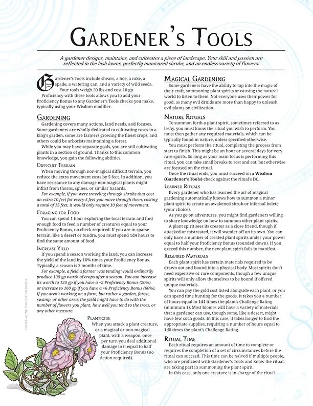 Tool Craft - PDF — Dump Stat Adventures