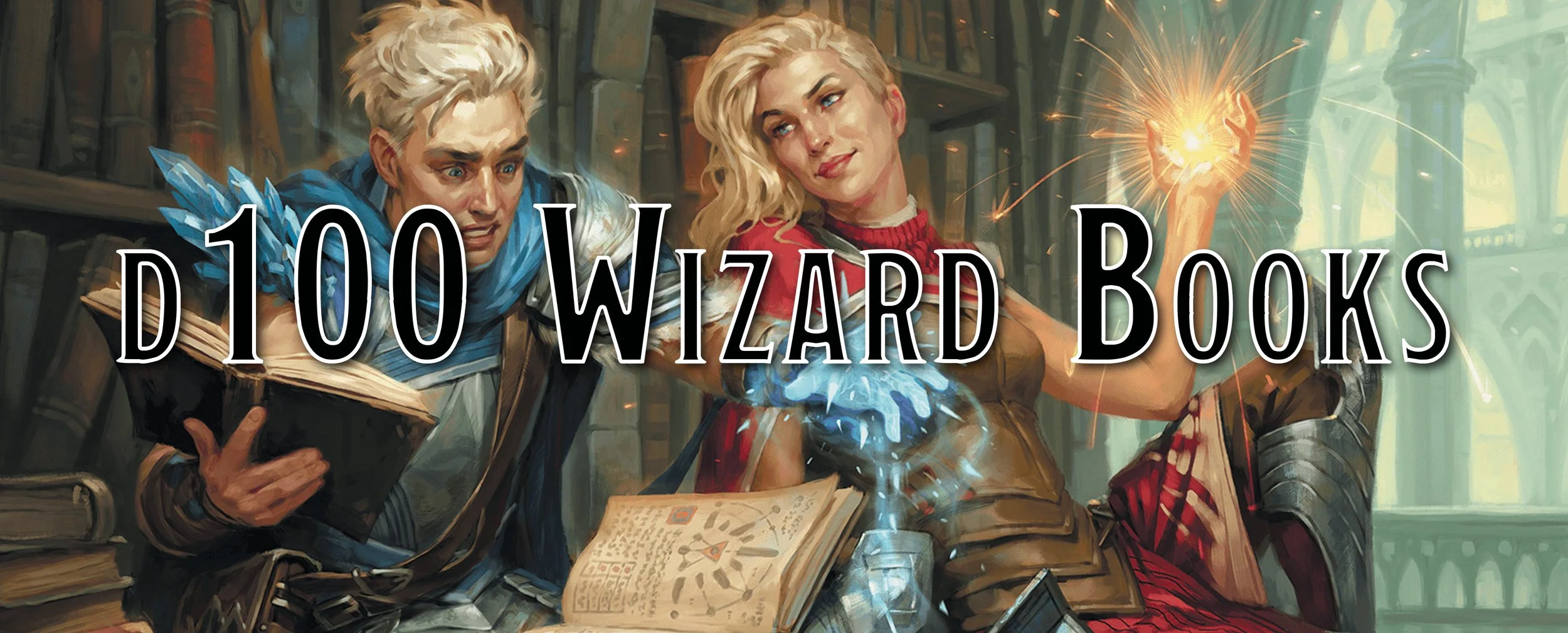 d100 Books Found in the Mad Wizard's Tower
