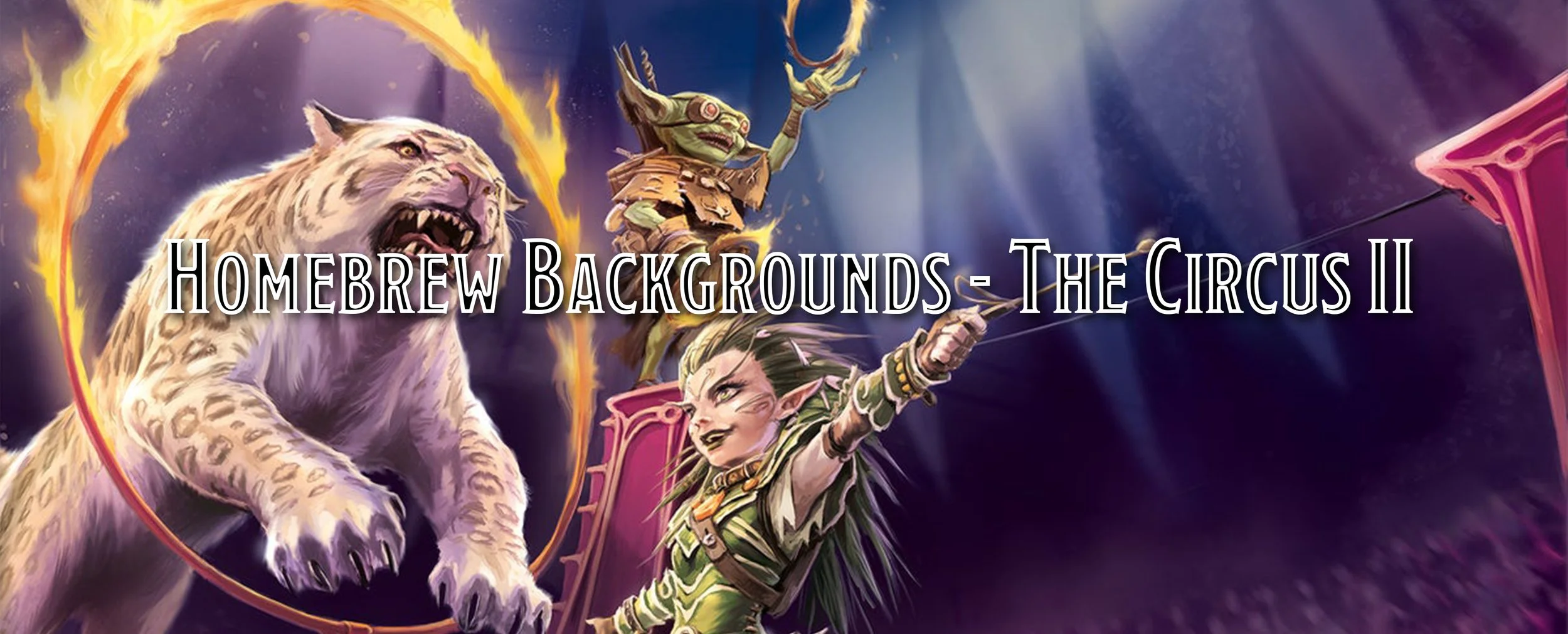 D&amp;D 2024 Backgrounds - Circus Performers II