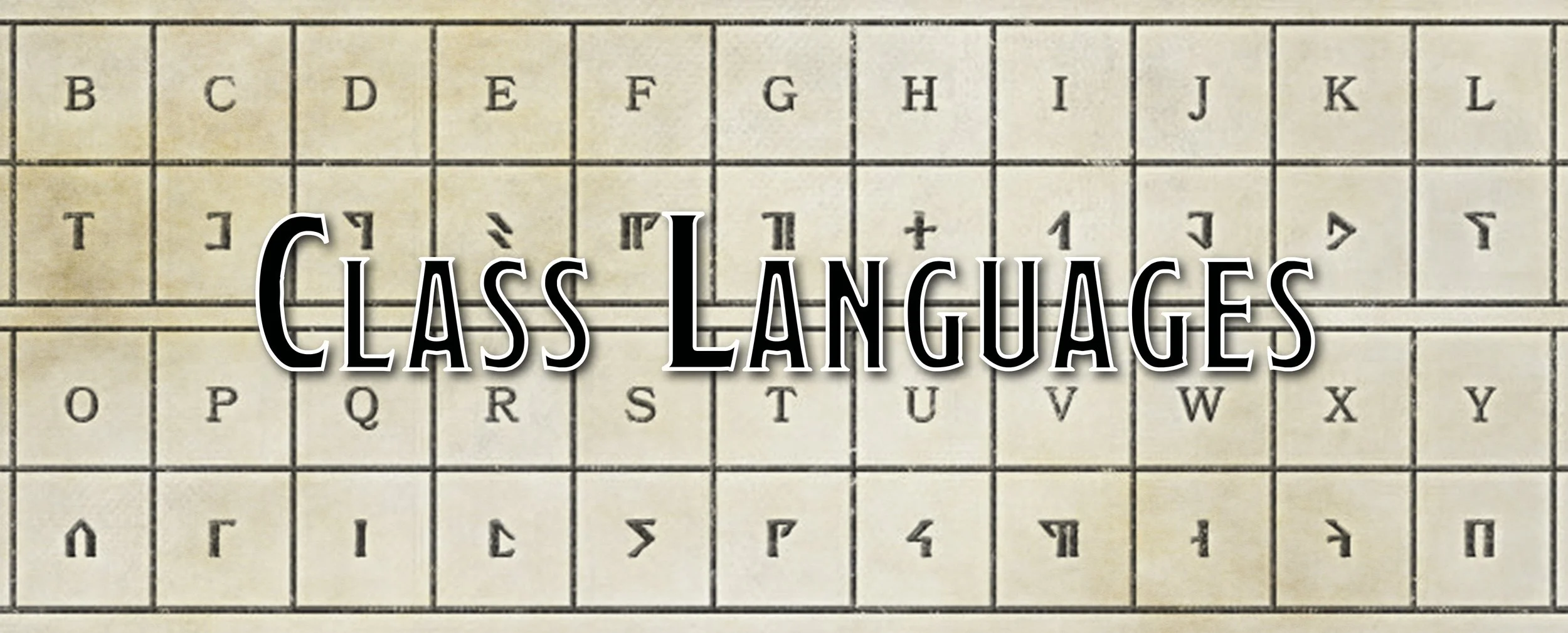 Additional Class Languages in D&amp;D