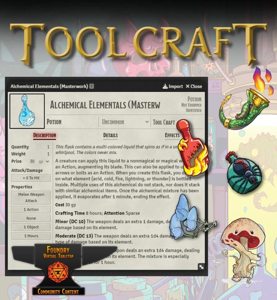 Tool Craft - Foundry VTT Module