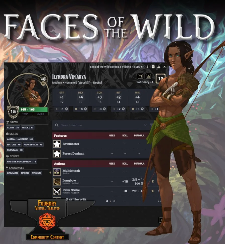 Faces of the Wild - Foundry VTT Module