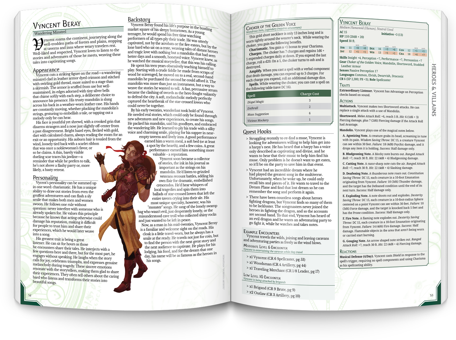 Faces of the Wild - Compendium of 100 Wilderness Stat Blocks (PDF ...